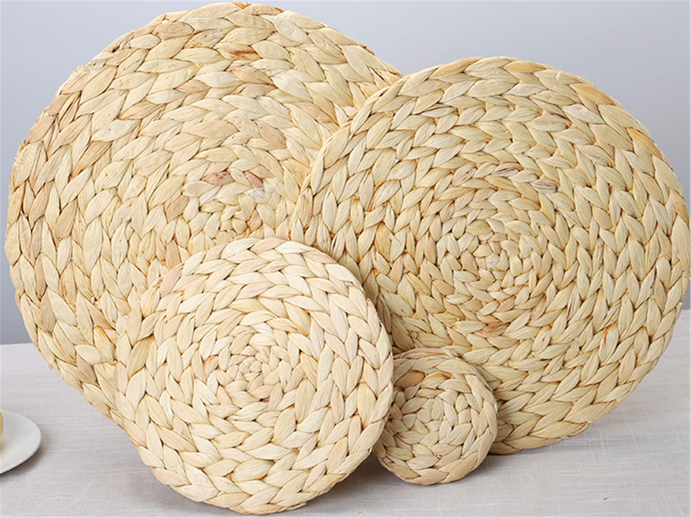 Straw Mat Straw Weaving Mat Vintage Storage Coaster Etsy UK