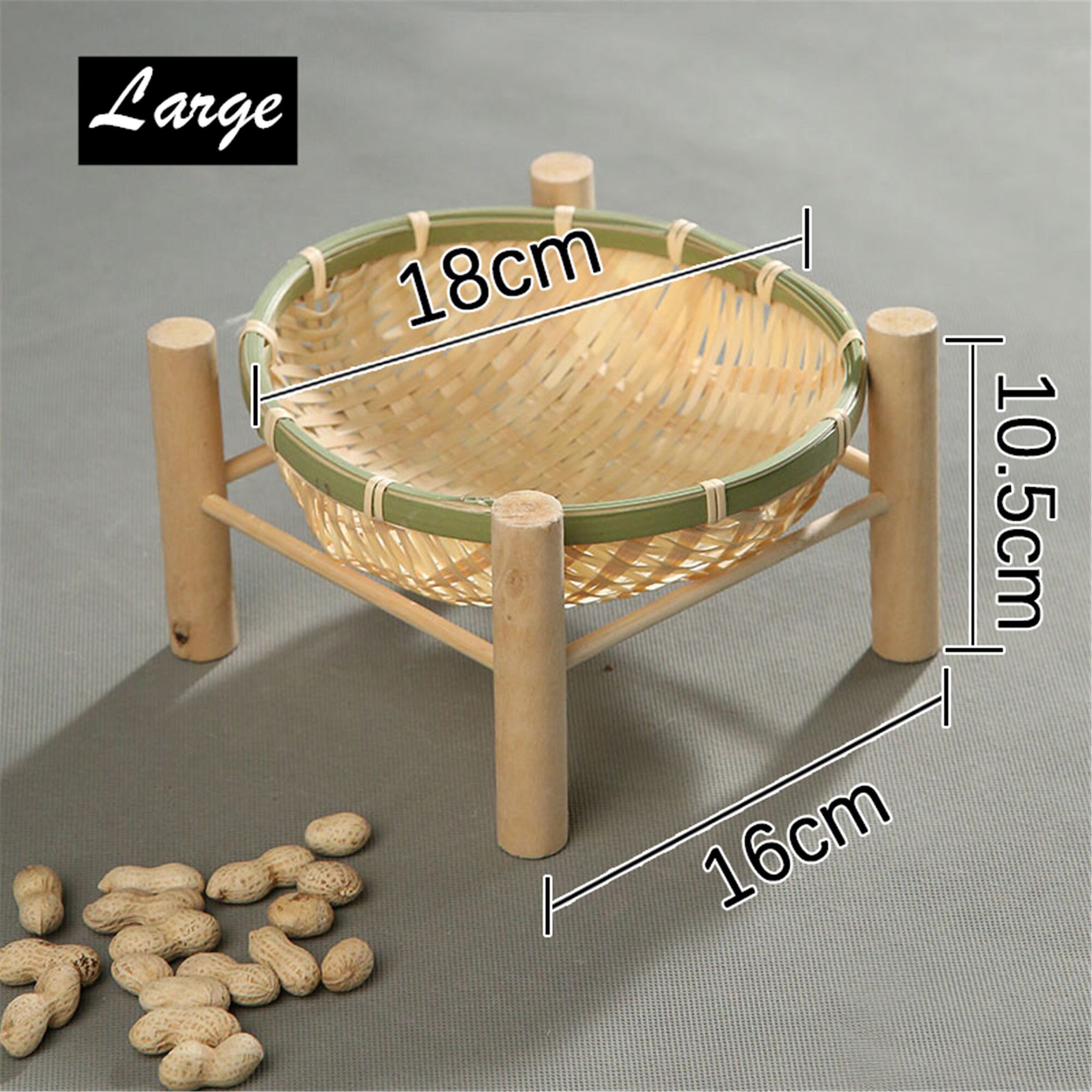 Cesta de almacenamiento tejida a mano cesta de bambú con marco | Etsy