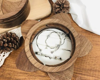 Custom tai chi yin yang pattern wooden rotating gift boxes,large memory box for keepsakes,decorative boxes with rotating magnetic lids