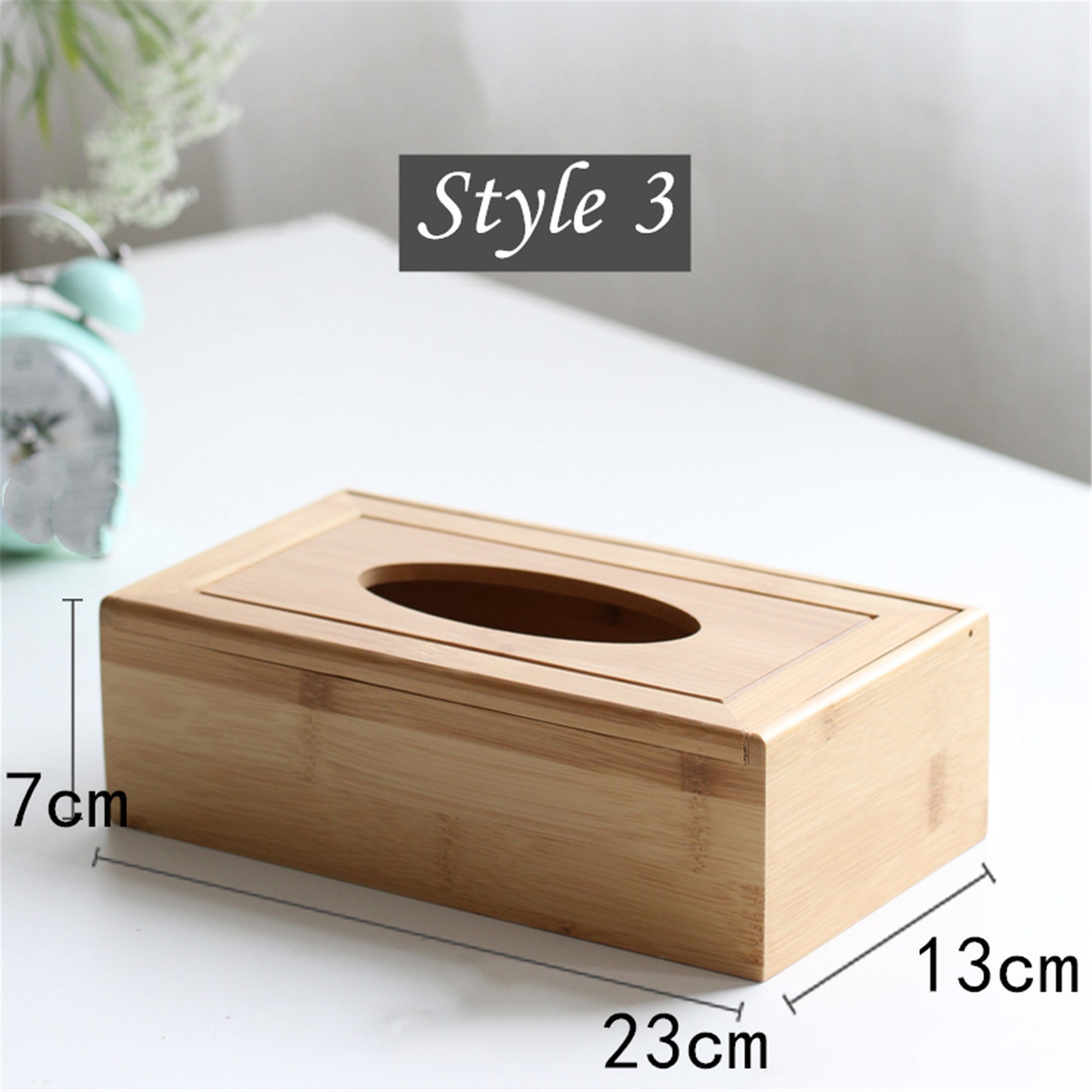 Bamboo Wood Tissue Box Bamboo Tissue Holder Housewarming Decor Etsy