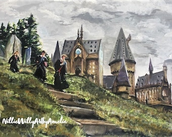 The Golden Trio Painting Print