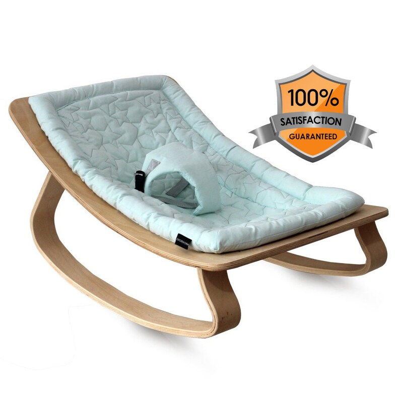 Handmade Natural Wood Baby Bouncerbaby Bouncerhandmade Etsy