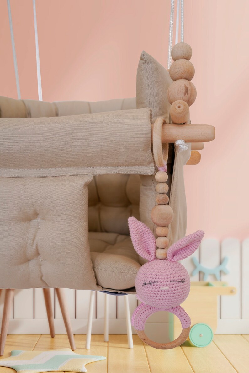 Swing Chair, Kids Swing , hammock baby swing, fabric swing,indoor swing, cotton fabric swing, swing chair,swing,Puffy swing,baby gift image 3