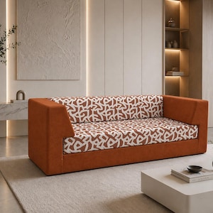 LUME Modular Foam Sofa – Removable & Washable Cover, Zippered, Comfortable Minimal Design (200x90 cm)