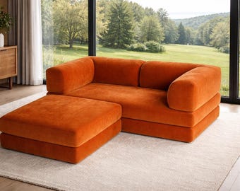 Sofá Teddy modular/Sofá Teddy a medida/Puf otomano/Sofá Teddy/Otomana Teddy