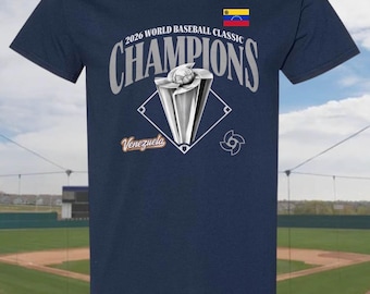 Venezuela 2026 World Baseball Classic Champions T-Shirt | Baseball Victory Tee