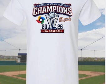 Venezuela Baseball Champions 2026 T-Shirt | World Baseball Classic Fan Tee