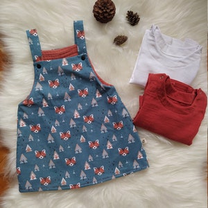 Cotton Girl Dress, Boho Clothes, Spring/Summer Baby Dress, Animal Figure Baby/Kids Dress, Organic Cotton Baby and Kids Clothes