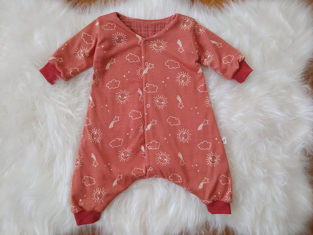 Reversible Baby Sleeping Bag, Organic Cotton Kids Sleep Sack, Muslin