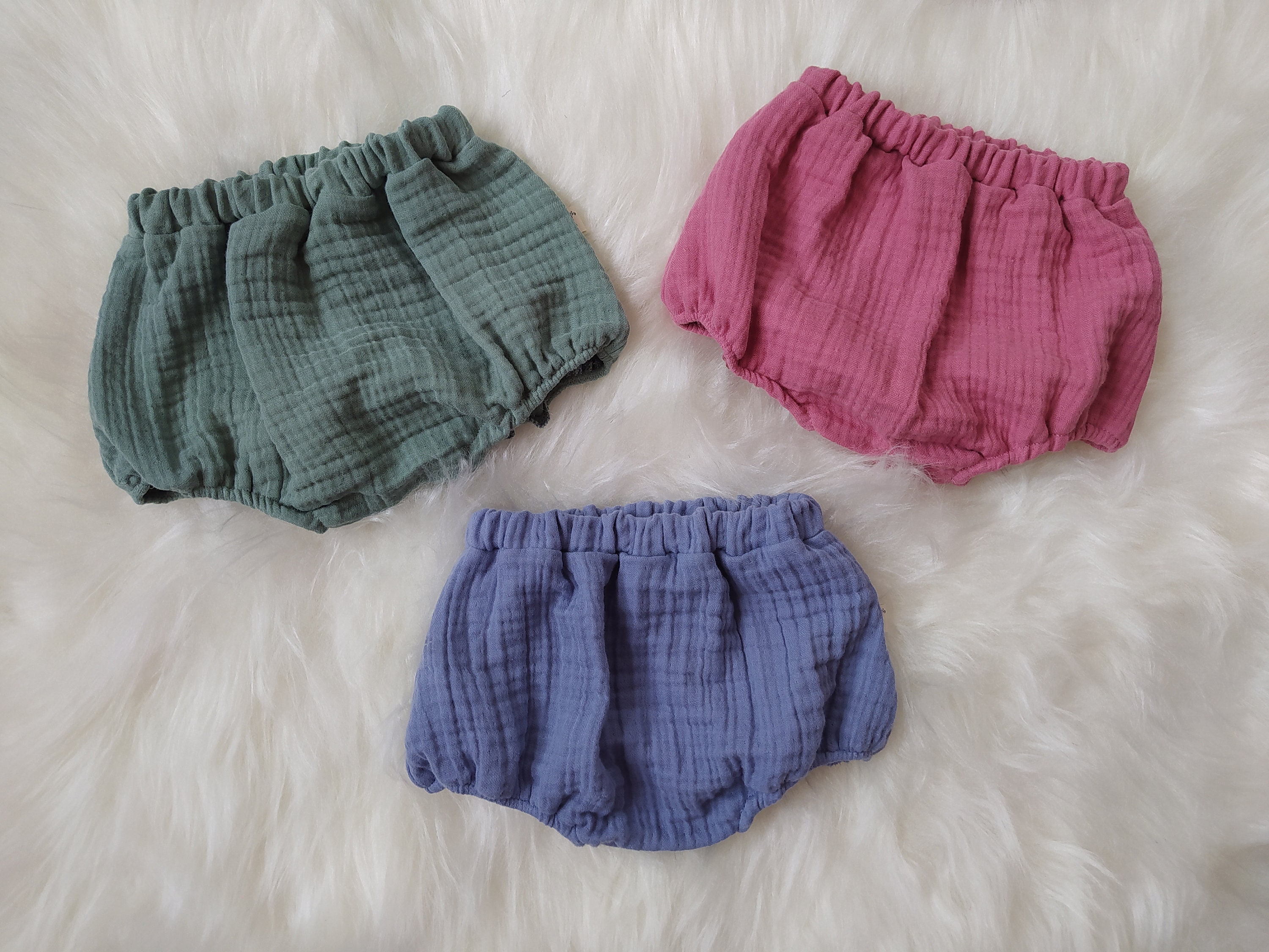 Girls/boys Muslin Baby Bloomers 100 Cotton Baby Bloomers Etsy