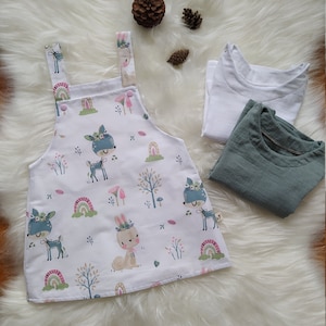 Cotton Baby Dress, Animal Figure Baby/Kids Dress, Boho Girl Clothes, Spring/Summer Organic Cotton Baby and Kids Clothes, Gots Certificate