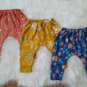 Baumwolle Baby Haremshose, Tiermuster Baby Leggings, Hose im Boho-Stil, Kleinkindhose, Kinder Haremshose, Unisex Kinderkleidung