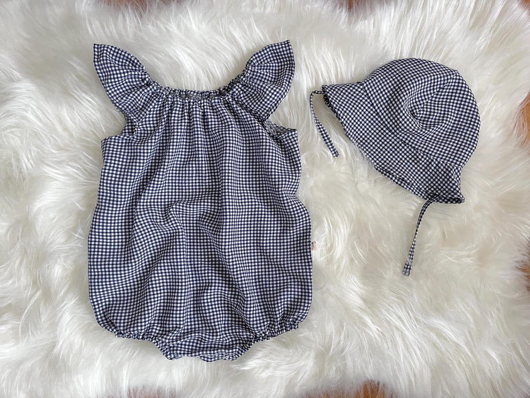 Gingham Romper main image 1