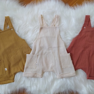 Summer Kids Romper, Organic Cotton Toddler Overalls, Girl/ Boy 1st Birthday Baby Rompers, Sile Cloth, Baby Gift