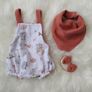 Muslin Double Sided Baby Rompers, Newborn Girls Boys Summer Wear, Baby Jumpsuit, Organic Cotton Baby Romper