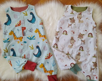 Reversible Baby Sleeping Bag: Organic Cotton Muslin Sleep Sack