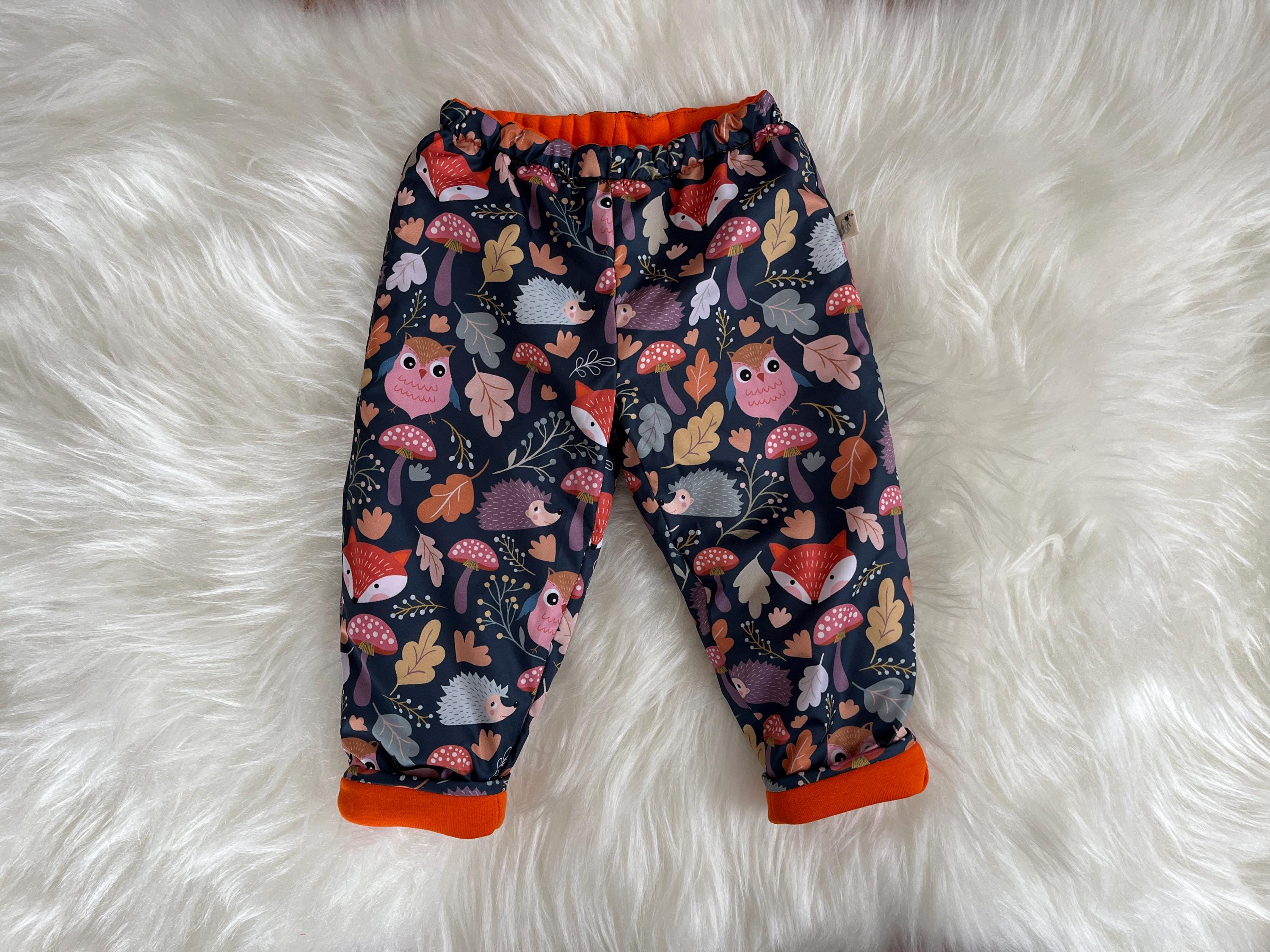 Reversible Toddler Rain Pants: Waterproof Windproof Trousers