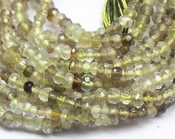 2 mm Micro Faceted Beads Price per strand. 13 Inch Strand Superfine Quality Smoky Quartz Shaded Beads