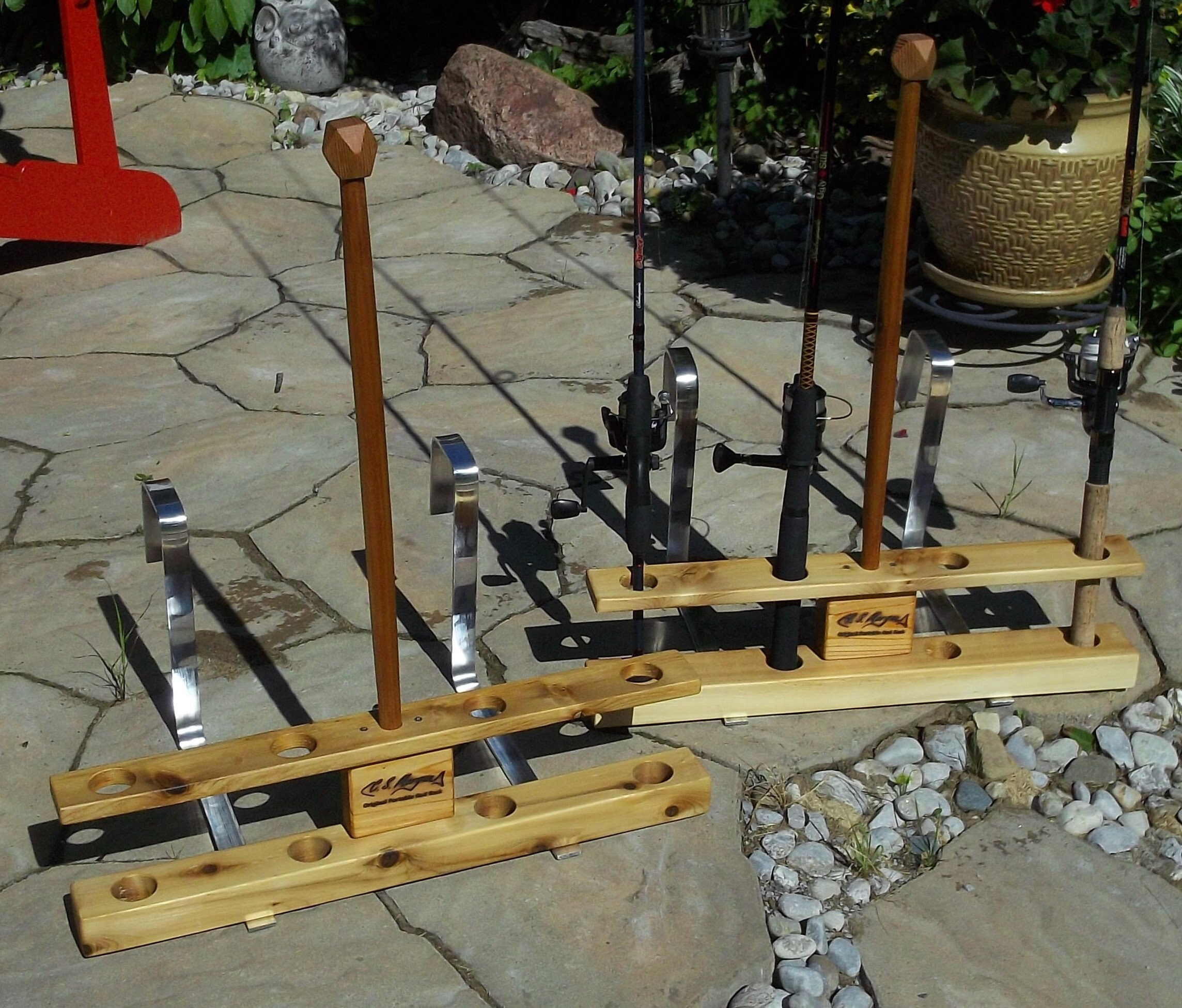 TREATED / Untreated Indoor/outdoor Handmade Portable Fishing Rod