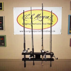 C.S. Morgan Fishing Rod Rack