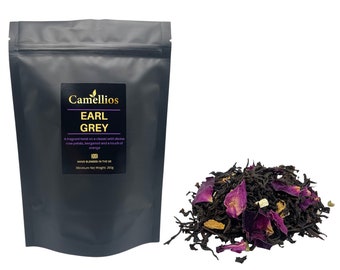Earl Grey Tea, Black Loose Leaf Tea, Camellios