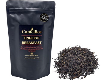 English Breakfast Tea, Black Loose Leaf Tea, Camellios