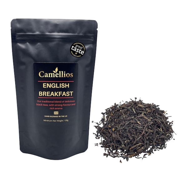 English Breakfast Tea, Black Loose Leaf Tea, Camellios