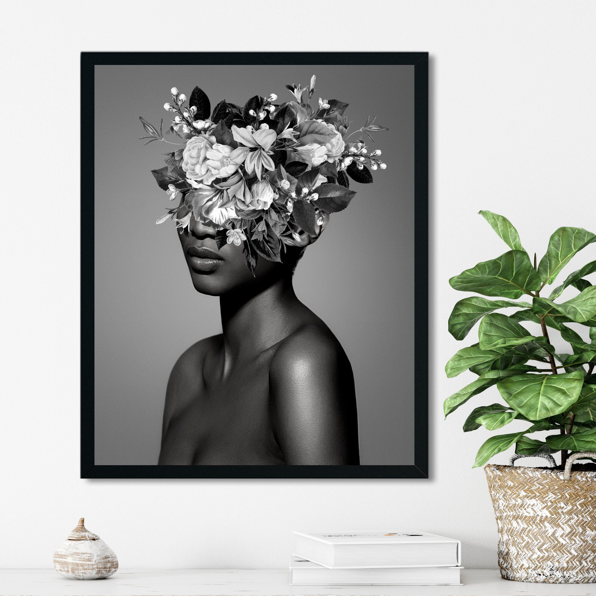 Black and White Fashion Wall Art Statement Photo Print Etsy