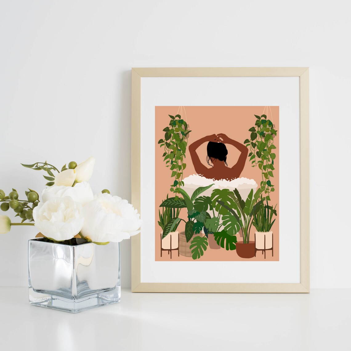 Bathroom Spa Inspired Abstract Wall Art Relaxation Vibes | Etsy