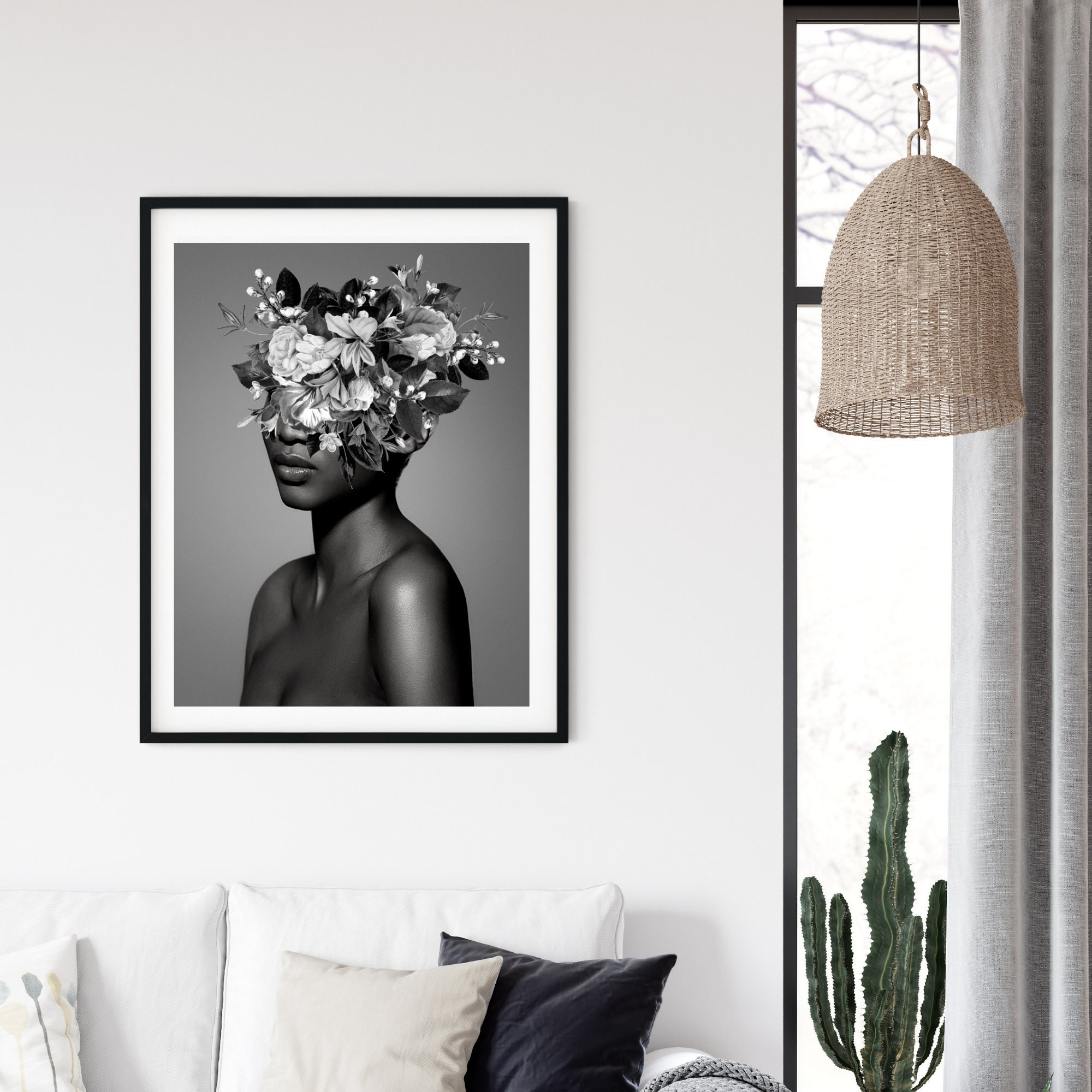 Black and White Fashion Wall Art Statement Photo Print Etsy