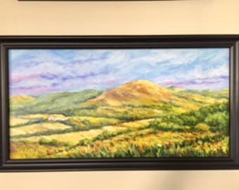 Scotland landscape, Highlands, Original oil painting
