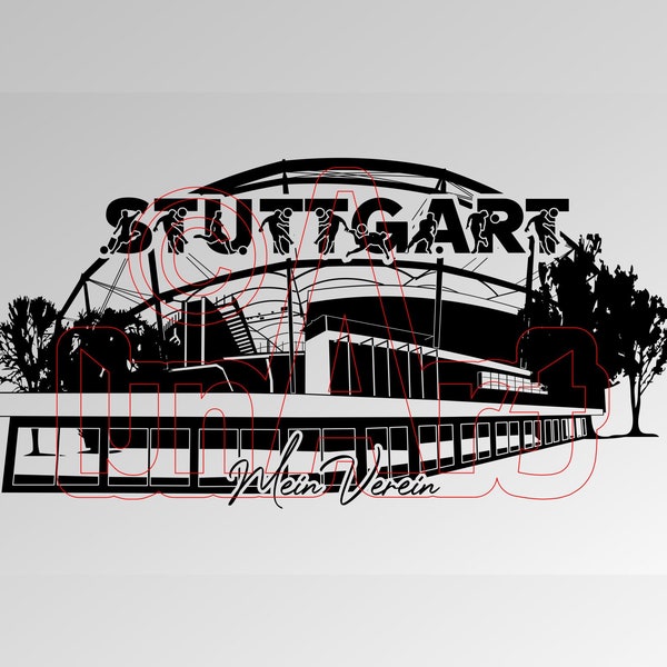 Vektorgrafik Stuttgart Mein Verein