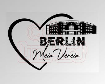 Grafika wektorowa Love Berlin My Club.