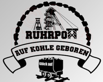 Illustrazione vettoriale della zona della Ruhr