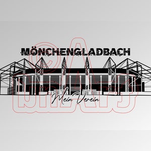 Vector illustration Mönchengladbach My Club