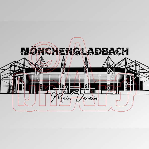 Vektorgrafik Mönchengladbach Mein Verein