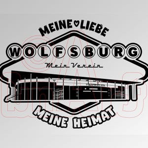 Vektorgrafik Meine Liebe Wolfsburg Mein Verein.