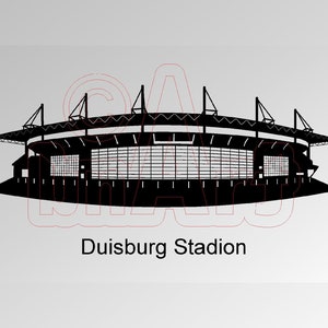 Vektorgrafik Duisburg Stadion