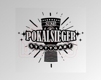 ベクターグラフィックカップ優勝者 2025 シュトゥットガルト。 - Etsy 日本