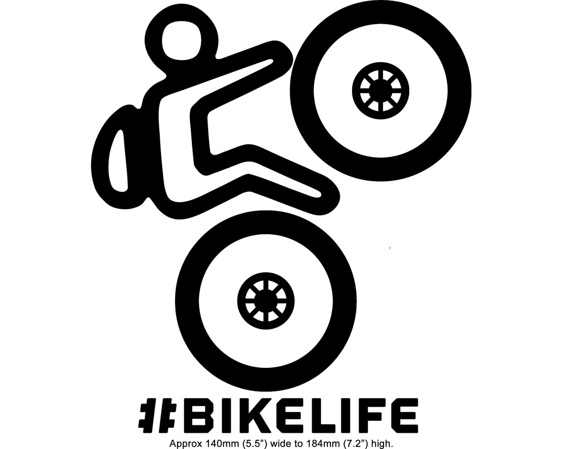 Personalized Wheelie Biker Bikelife Rideout Blocks Etsy UK