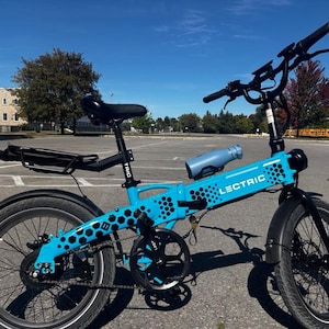 Lectric XP Lite 2.0 Hexagon Frame Decals | Left & Right Side Honeycomb Graphic