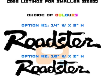 MX-5 Miata Roadster-vinylsticker - LARGE opties