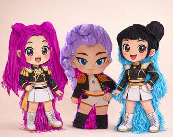 Rumi, Zoey, Mira K-pop Characters Pinata 24" Tall