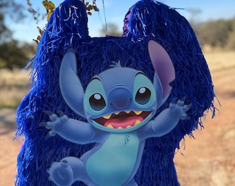 Blue Alien-Inspired Party Piñata – 24"x20"x4"