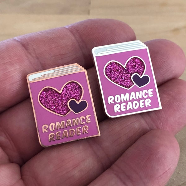 Romance Reader Enamel Pin