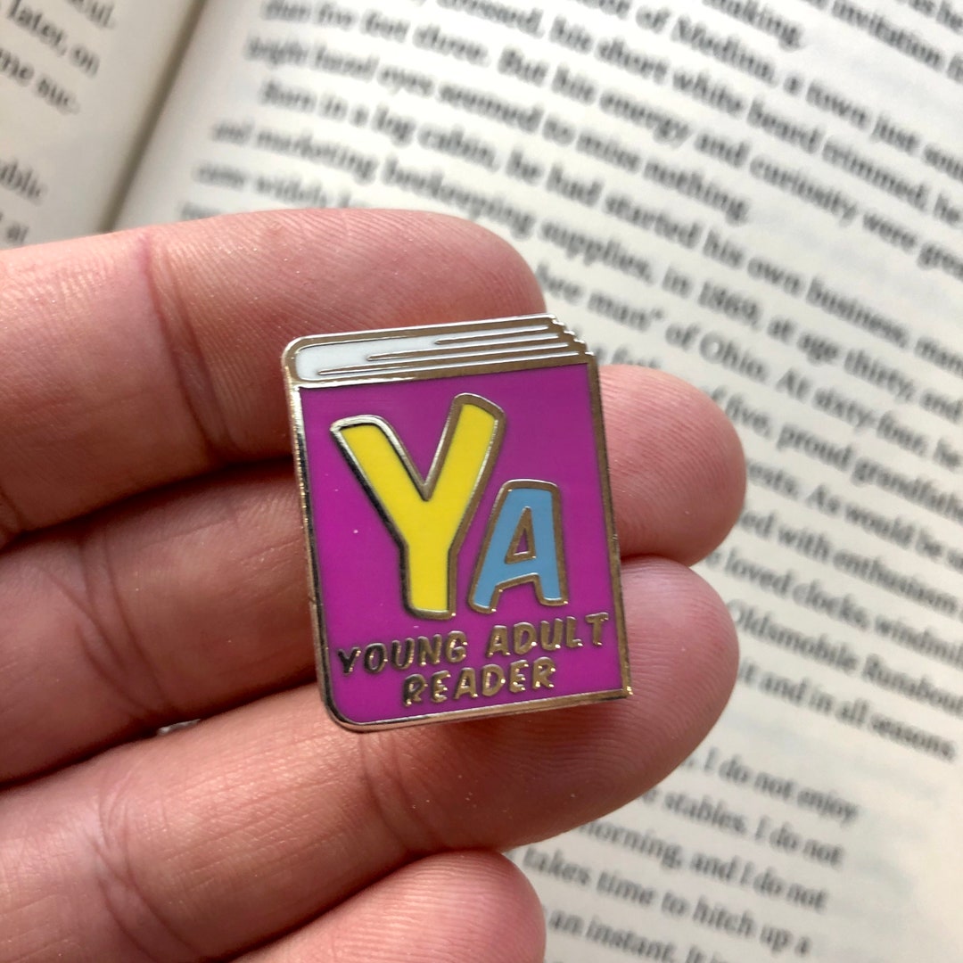 Young Adult Reader Enamel Pin - Etsy