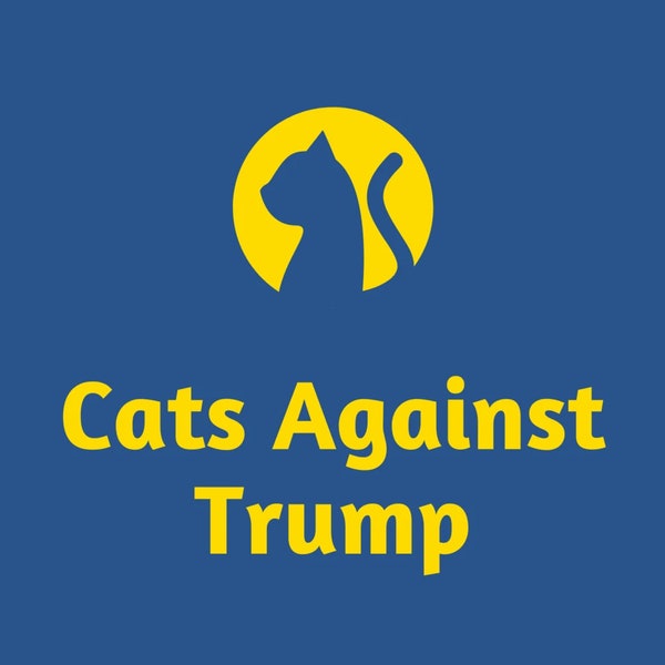 Cats Against Trump - Anti-Trump Cat Sticker