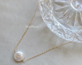 Jewelry Chains Pearl Necklaces Esprit Pearl Necklace silver-colored-natural white elegant 