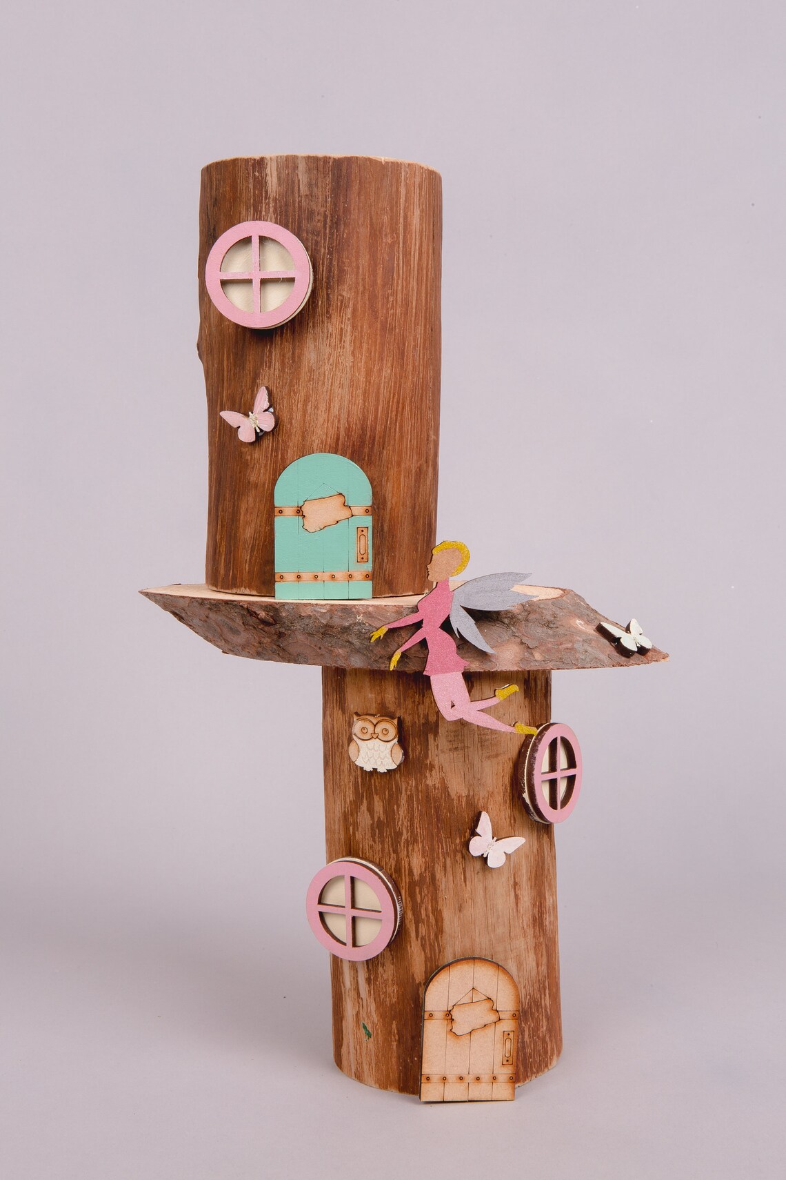 Tiny Treetops Wooden Craft Kit Kids Craft Fairy Treehouse Etsy UK