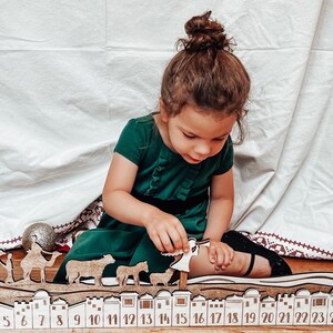 Nativity Advent Calendar Nativity Scene Christmas Mantle Decor